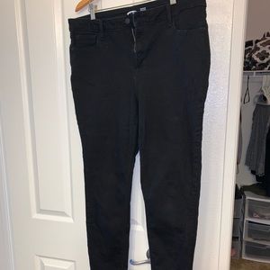 Old navy rockstar skinny jeans high rise